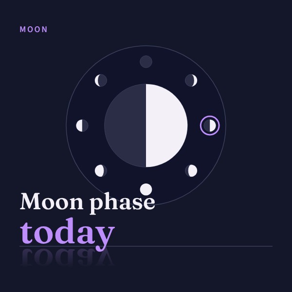 Moon phase today
